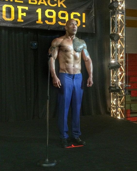 Dwayne Johnson's muscle