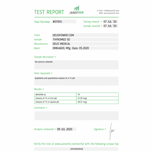 THYROMED 50 (LEVOTHYROXINE SODIUM (T4)) - Image 2